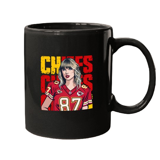 Discover Taylor Hearts Kelce in Chiefs Mugs, Traylor Swelce Taylor Version Fan Mugs