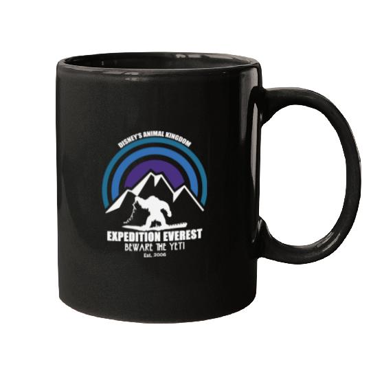 Expedition Everest - Disney Inspired - Animal Kingdom - Ride - Yeti - Unisex Short Sleeve Mugs - Mugs