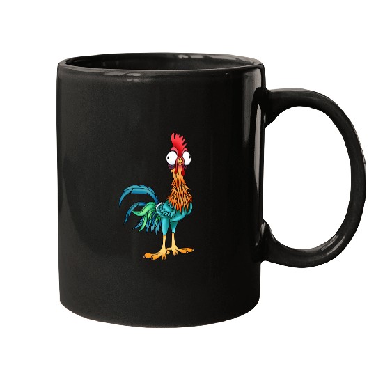 Disney Moana Cute Hei Hei Chicken Portrait Mugs,  WDW Magic Kingdom Disneyland Family Vacation Holiday Gift