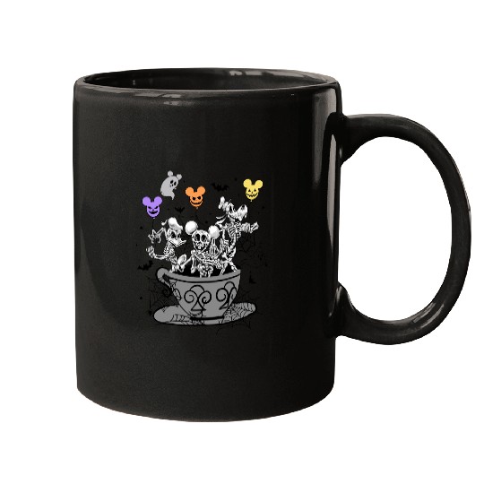 Disney Mickey Skeleton Mugs
