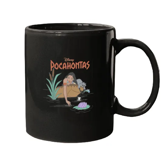 Disney Pocahontas Meeko Afternoon Dreaming Mugs, Princess Pocahontas Mugs