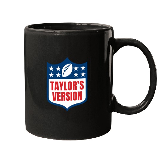 taylorr_S VERSION taylorr Swift + Travis Kelce Football Era Mugs