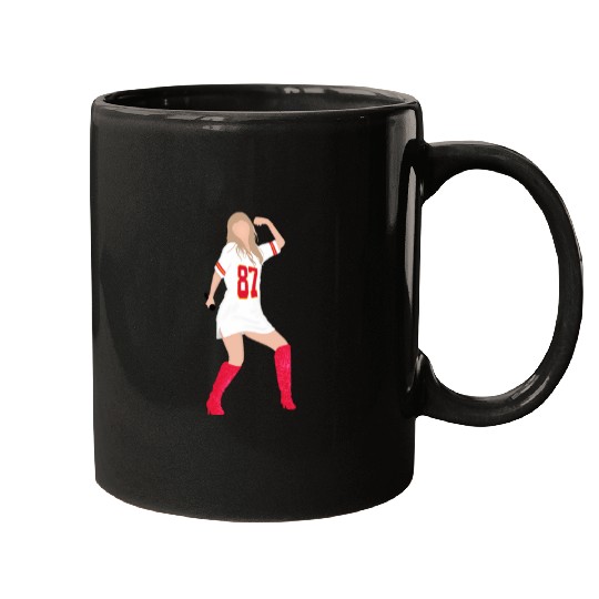 taylorr Swift x Travis Kelce Jersey (V4) Mugs