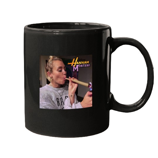 Vintage Hannah Montana Mugs, Disney Hannah Montana Logo