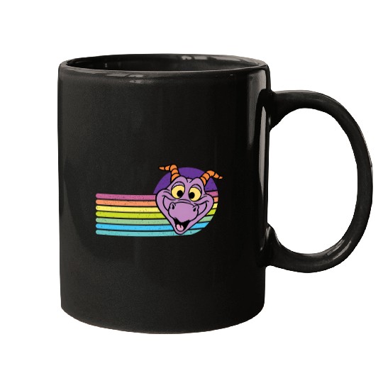 Disney vintage Mugs - Disney figment Mugs - Disney Epcot Mugs