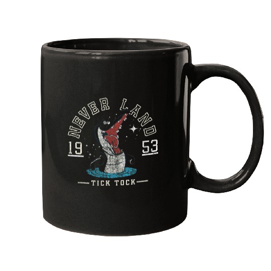 Disney Peter Pan Neverland Croc Collegiate Tick Tock 1953 Mugs