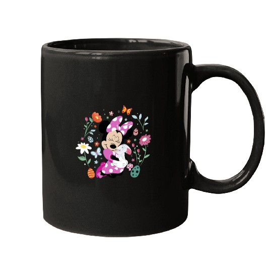 Disney Minnie Mouse Easter Spring Wildflower Bunny Hug Mugs