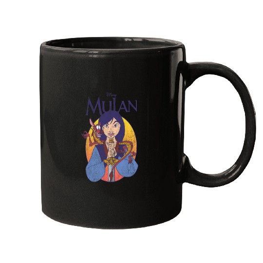 Disney Mulan Classic Mulan & Mushu Poster Mugs