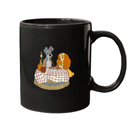 Disneyss Lady And Tramp Bella Notte Spaghetti Mugs