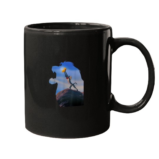 Disney Lion King Mufasa Silhouette Pride Rock Rafiki Simba Mugs