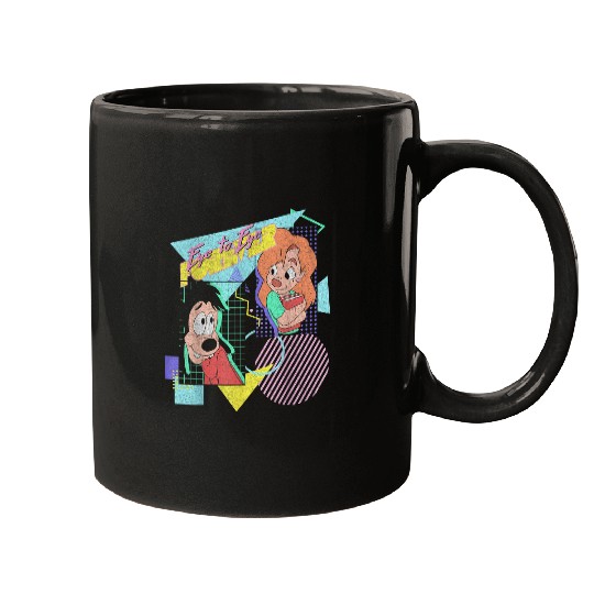 Disneyss A Goofy Movie Max Roxanne Eye To Eye Poster Mugs