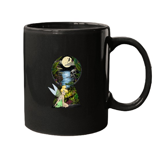 Disneyss Peter Pan Tinkerbell Keyhole Graphic Mugs