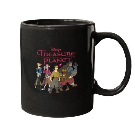 Disneyss Treasure Planet Vintages Movie Poster Group Shot Mugs