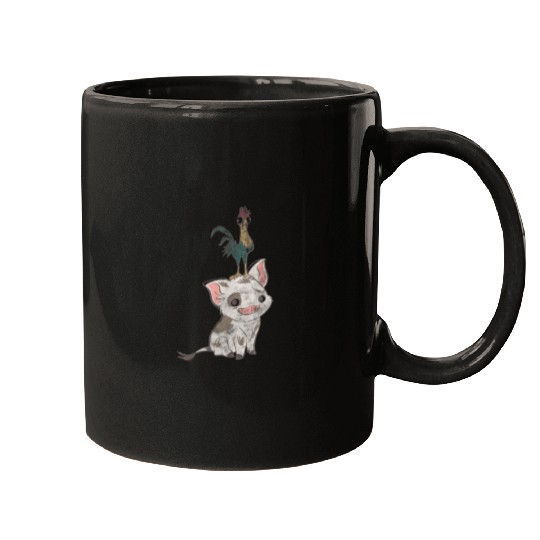 Disney Moana Pua And Hei Hei Simple Portrait Mugs