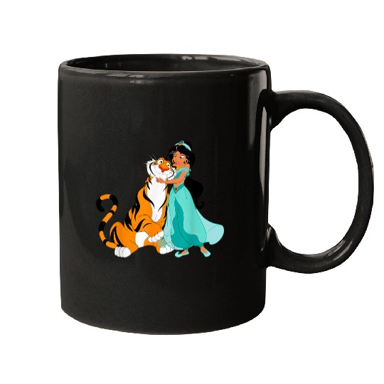 Disneyss Aladdin Princess Jasmine And Rajah Friends Mugs