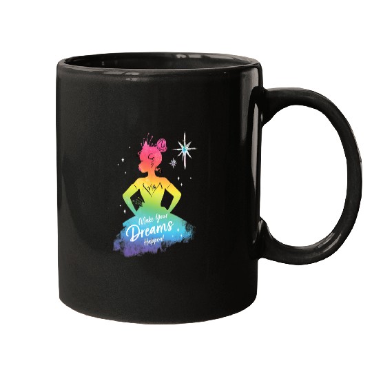 Disney Princess Tiana Rainbow Make Your Dreams Happen Mugs