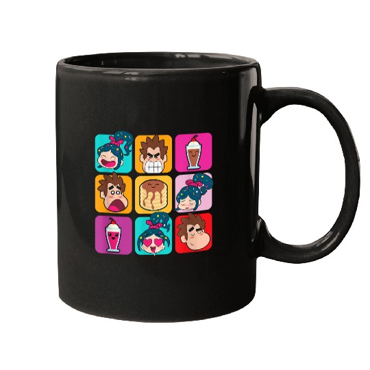 Disneyss Wreck it Ralph Vanellope Ralph Desserts Panels Mugs