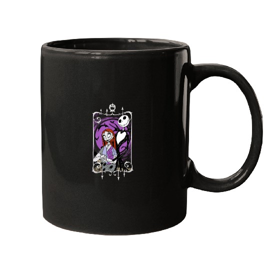 Disney Nightmare Before Christmas Jack and Sally Mugs