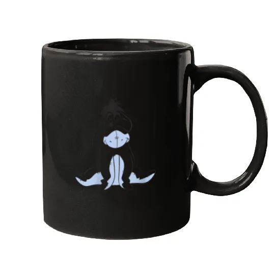 Womens Disney Winnie The Pooh Eeyore Simple Sketch Portrait Mugs
