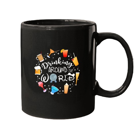 Drinking Around the World Mugs, Disney Drinks Mugs, World Traveler Mugs