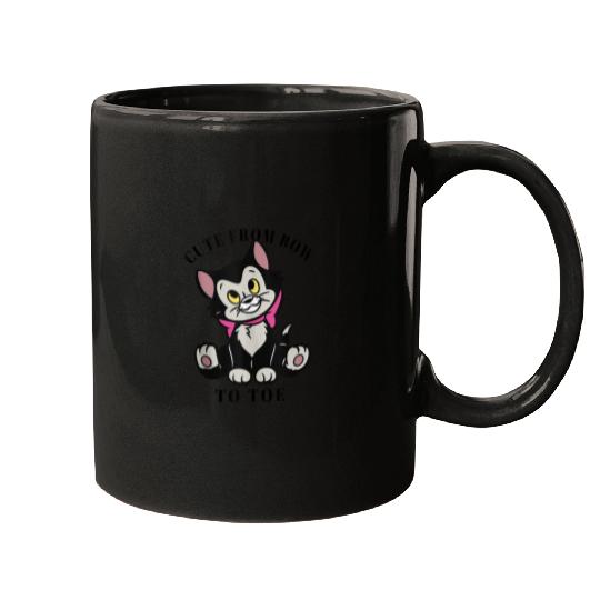 Disney Pinocchio Figaro Cute From Bow To Toe 7541 Mugs