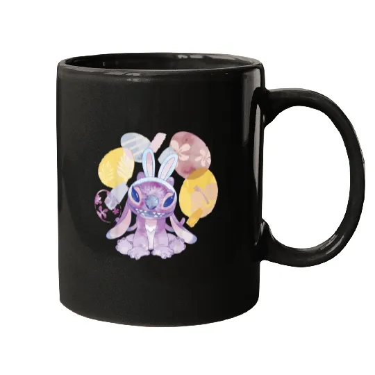 Disneyssss Lilo Stitch Angel Springs Floral Easter Eggs Mugs