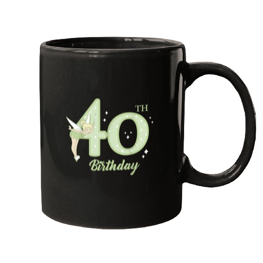 Disneyss Peter Pan 40th Birthday Tinkerbell Portrait Mugs