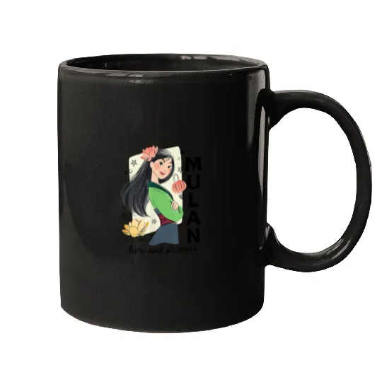 Disney Princess Mulan Hero And Princess Mugs
