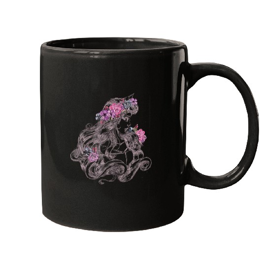 Disneyss Sleeping Beauty Aurora Hair Blossoming Mugs