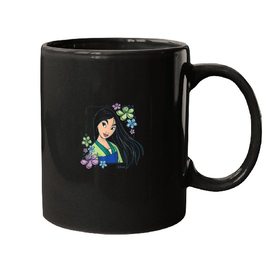Disney Princess Mulan Flowers Mugs