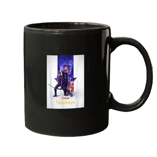 Marvels Hawkeye Disneyss Plus Trio Holiday Poster Mugs