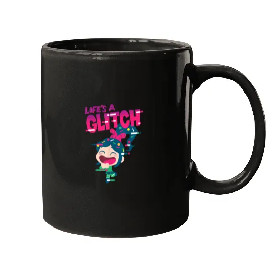 Disney Ralph Breaks the Internet Vanellope Glitch Mugs