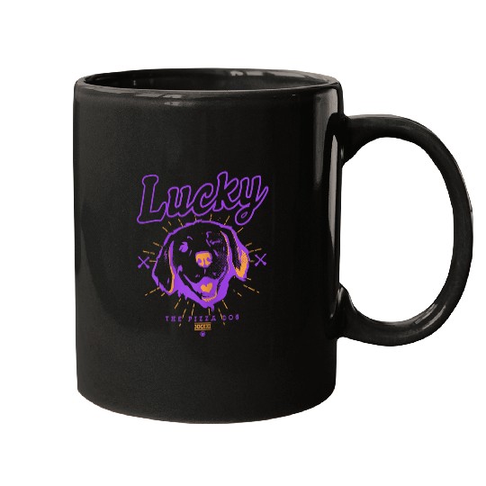 Marvels Hawkeye Disneyss Plus Lucky The Pizza Dog Line Art Mugs