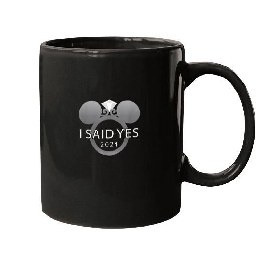 Disney I Said Yes 2024 Engagement Ring Proposal M Mugs