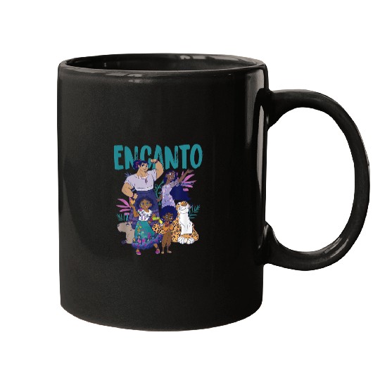 Disney Encanto Group Shot Logo Mugs