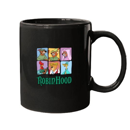 Retro Disney Robin Hood Characters Est. 1973 Mugs