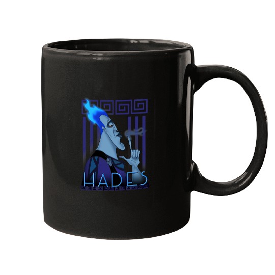 Disney Hercules Hades Geometric Portrait Graphic Mugs