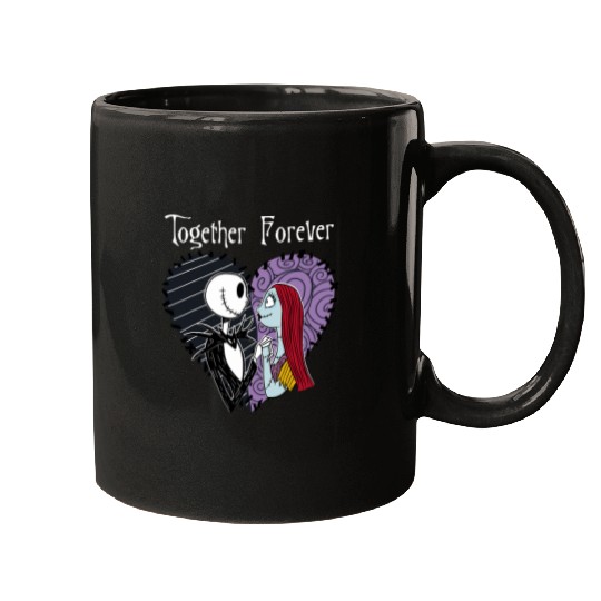Disney The Nightmare Before Christmas Jack & Sally Together Mugs