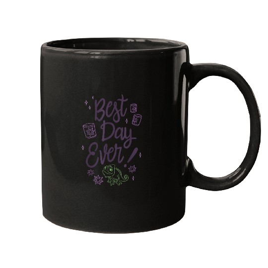 Disneyss Tangled Best Day Ever Pascal Outline Portrait Mugs