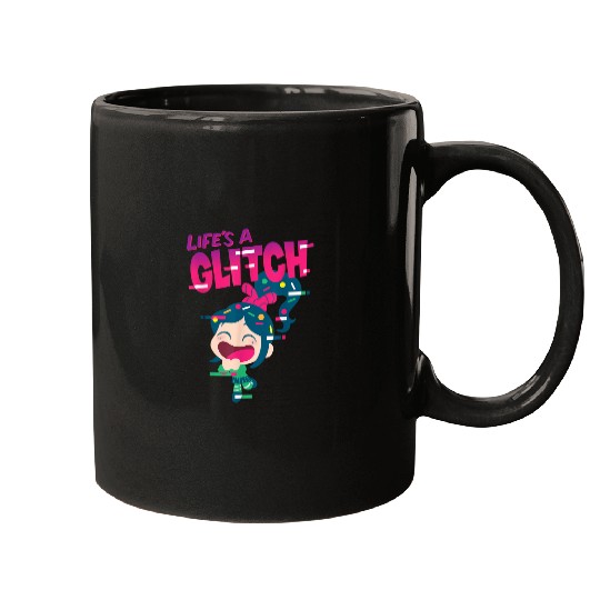 Disney Ralph Breaks the Internet Vanellope Glitc Mugs