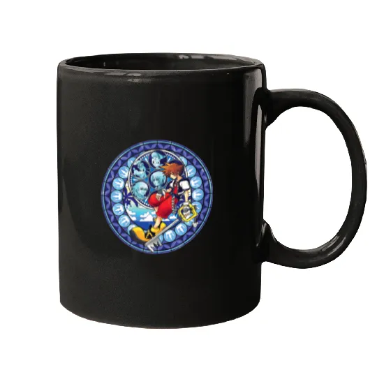 Disney Kingdom Hearts Sora Stained Glass Mugs