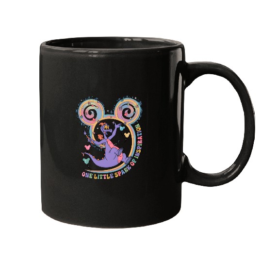 One Little Spark Of Inspiration  Mugs, Disney Figment Dragon Mugs