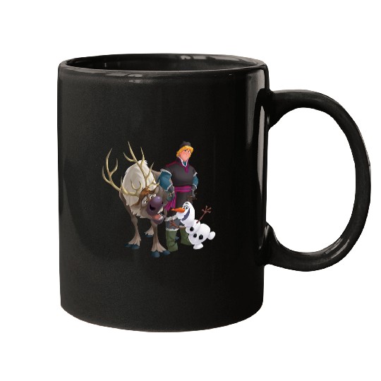 disney frozens Kristoff Olaf Sven Mugs