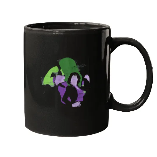 Marvels Studios She hulk Jennifer Walters Spray Paint Disneyss+ Mugs