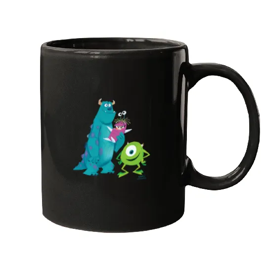 Disney Pixars Monsters Inc. Sulley Mike Boo Concept Art Mugs