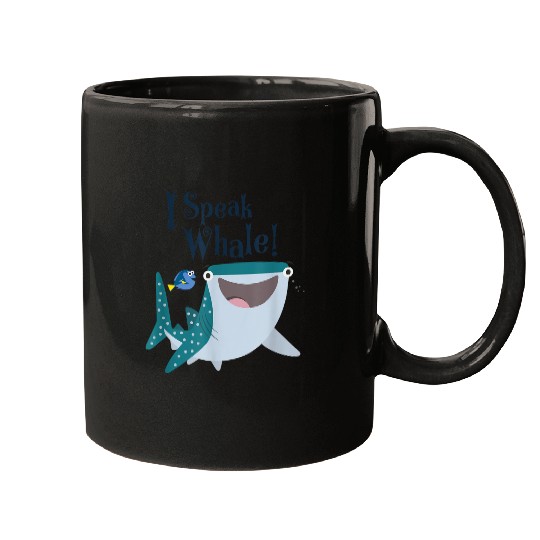 Disneyss Pixars Finding Dory Destiny Dory I Speak Whale Logo Mugs