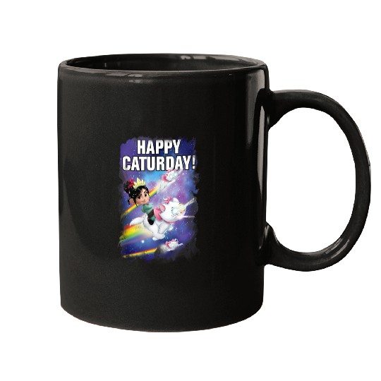 Disneyss Wreck it Ralph Happy Caturday Vanellope Marie Space Mugs
