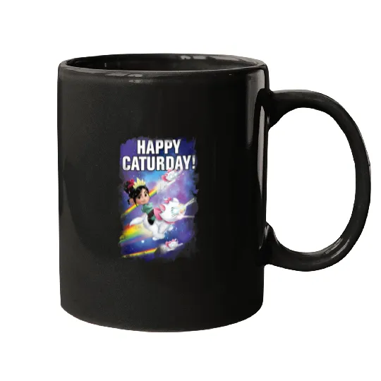 Disneyss Wreck it Ralph Happy Caturday Vanellope Marie Space Mugs