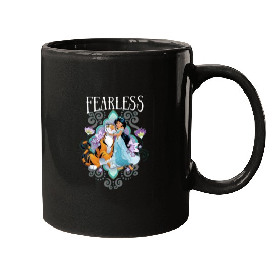 Disney Aladdin Jasmine And Rajah Fearless Mandala Portrait Mugs