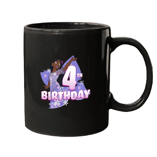 Disney Encanto Isabela 4th Birthday Mugs